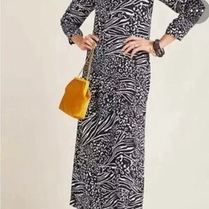 Anthropologie Kachel x Anthropologie Hollie Abstract Midi Dress Small
